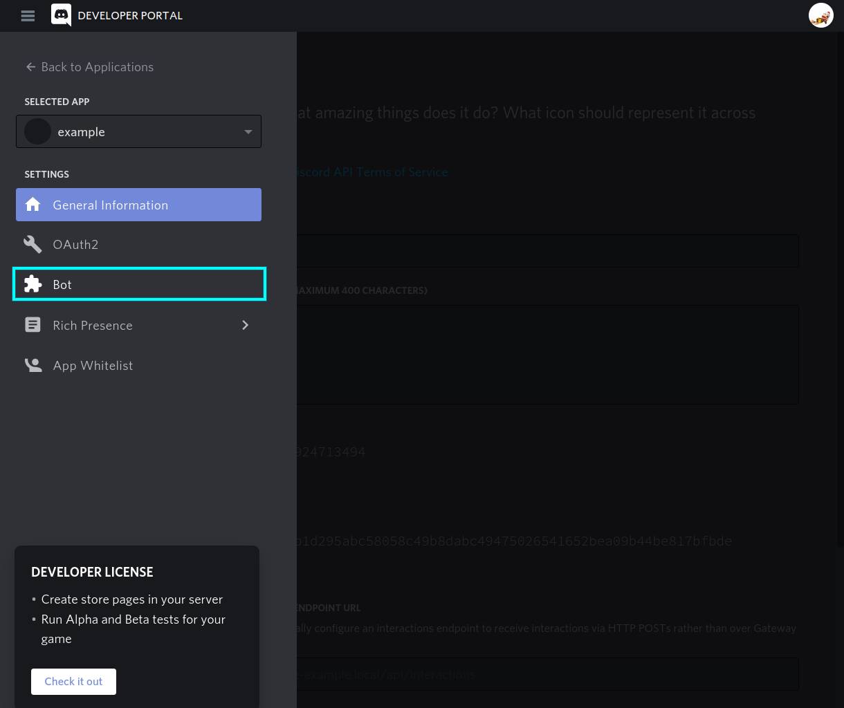 Discord Bots 2: Discord Developer Portal